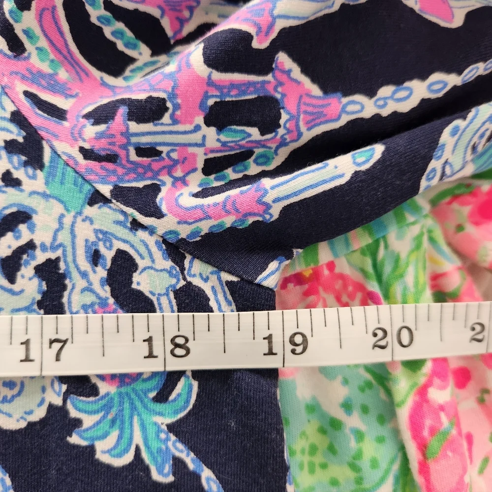 Lilly Pulitzer OPHELIA SWING DRESS Bright Navy Pop Up Monkey Trouble